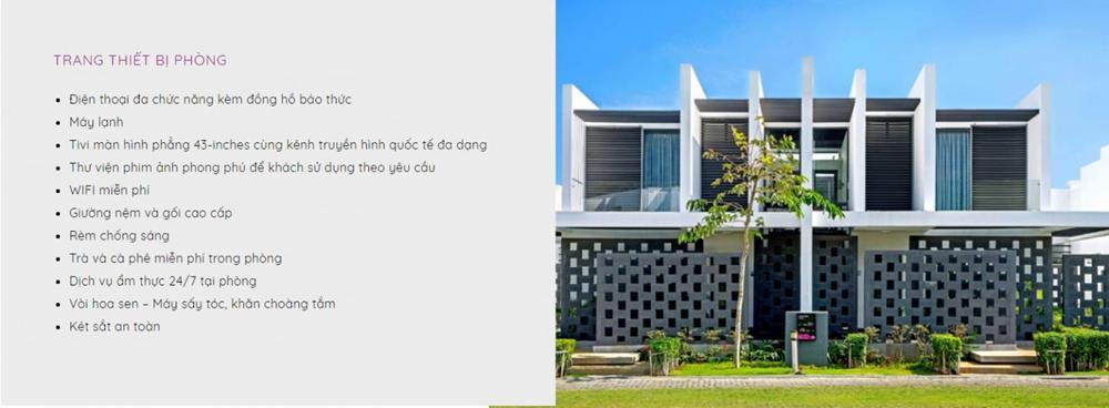 Trang bị biệt thự 3 phòng