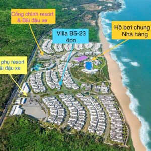 Villa Oceanami 4pn 4bed 4wc mã B5-23 gần biển