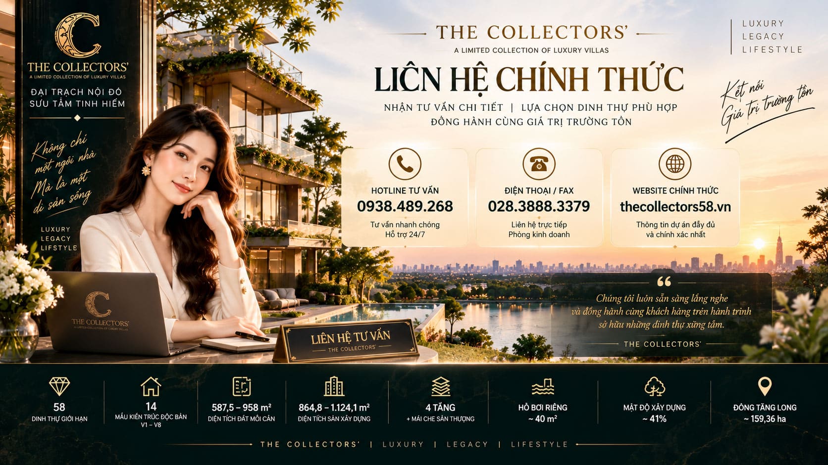 Liên hệ khảo sát thực tế tuyến The Collectors' – trung tâm TP.HCM